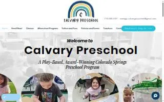 Calvary Preschool of Colorado Springs website