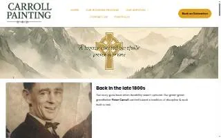 Carroll Painting website