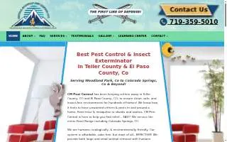 Central Mountain Pest Control, LLC. website