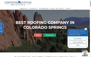 Cheyenne Mountain Roofing - Colorado Springs Roof Repair & Replacement website