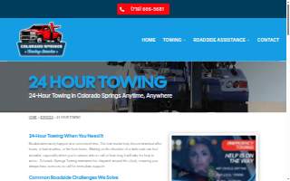 Classic 24 Hour Towing Colorado Springs
