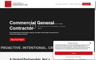 Colarelli Construction website