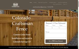 Colorado Craftsman Fence, Colorado Springs
