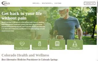Colorado Health & Wellness website