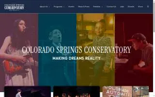 Colorado Springs Conservatory website