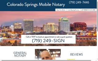 Colorado Springs Notary Services