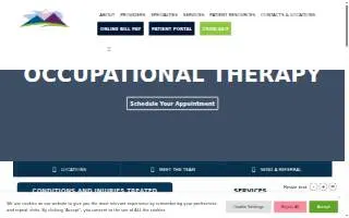 Colorado Springs Orthopaedic Group - Physical Therapy (North) website