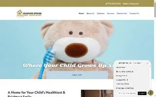 Colorado Springs Pediatric Dentistry North website