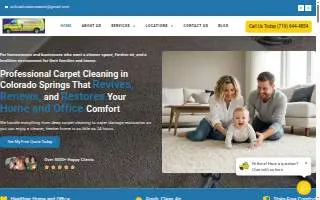 Colorado StainMaster Carpet Cleaners & Water Damage Restoration (Colorado Springs) website
