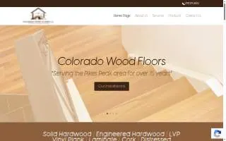 Colorado Wood Floors LLC website