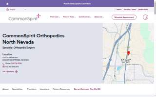 CommonSpirit Orthopedics North Nevada