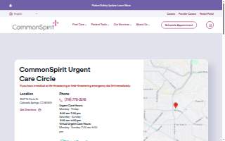 CommonSpirit Urgent Care Circle
