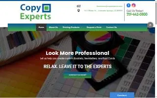 Copy Experts website
