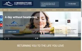 Cornerstone Physical Therapy | Dry Needling, TMJ Disorder Treatment, Headache Physical Therapy website