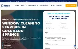 Cultivate House Detailing website