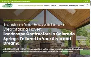 DaKine Landscape Contractors website
