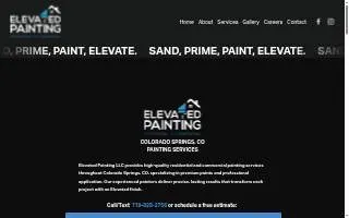 Elevated Painting website