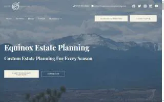 Equinox Estate Planning website