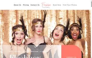 Flashbox Photo Booth of Colorado Springs website