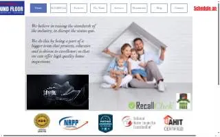 Ground Floor Home Inspection Inc. website