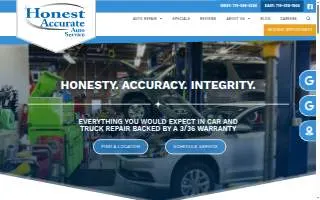 Honest Accurate Auto Service - West website