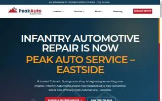 Infantry Auto Repair website