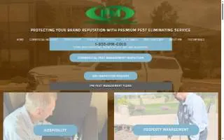 Integrated Pest Management Commercial Pest Control website