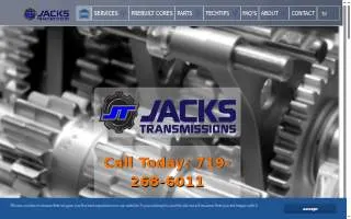 Jacks Transmissions website