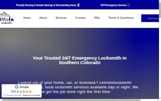 Letmeinlocksmith website
