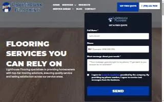 Lighthouse Flooring of Colorado Springs website