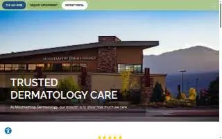 Mountaintop Dermatology - Colorado Springs website