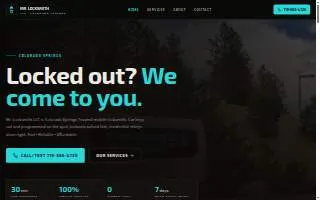Mr. Locksmith of Colorado Springs website