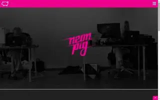 Neon Pig Creative website