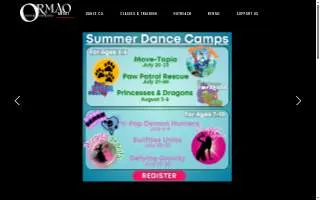 Ormao Dance Co website