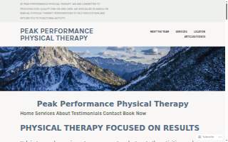 Peak Performance Physical Therapy