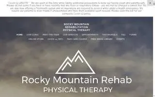 Rocky Mountain Rehabilitation, P.C. Physical Therapy website