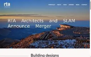 RTA Architects website