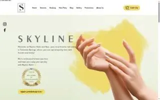 Skyline Nail & Spa - Colorado Springs website