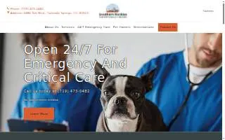 Southern Rockies Animal Emergency + Specialty website