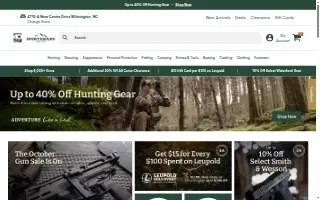 Sportsman's Warehouse of Colorado Springs website