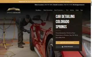 Springs Detailing of Colorado Springs website