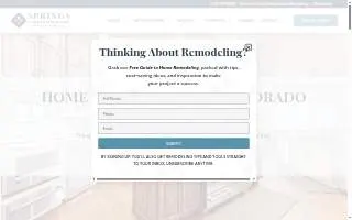 Springs Home Improvement website