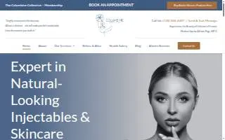 Columbine Aesthetics Botox and Medspa website