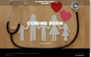 Columbine Ridge Family Medicine website