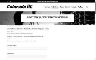 Bear Creek Land Surveying of Commerce City website