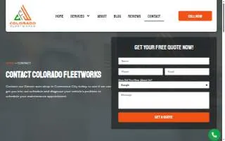 Colorado Fleetworks website