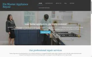 Fix Master Appliance Repair of Commerce City website