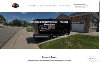Mile High Dumpster Rental & Trailers
