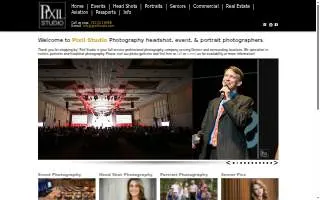 Pixil Studio Photography website