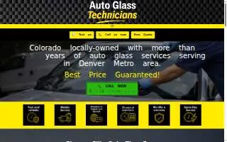 Auto glass Technicians of Dakota Ridge website